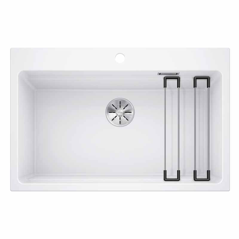 Chiuveta de bucatarie Etagon 525191, silgranit Alb, 780 x 510 mm, Blanco